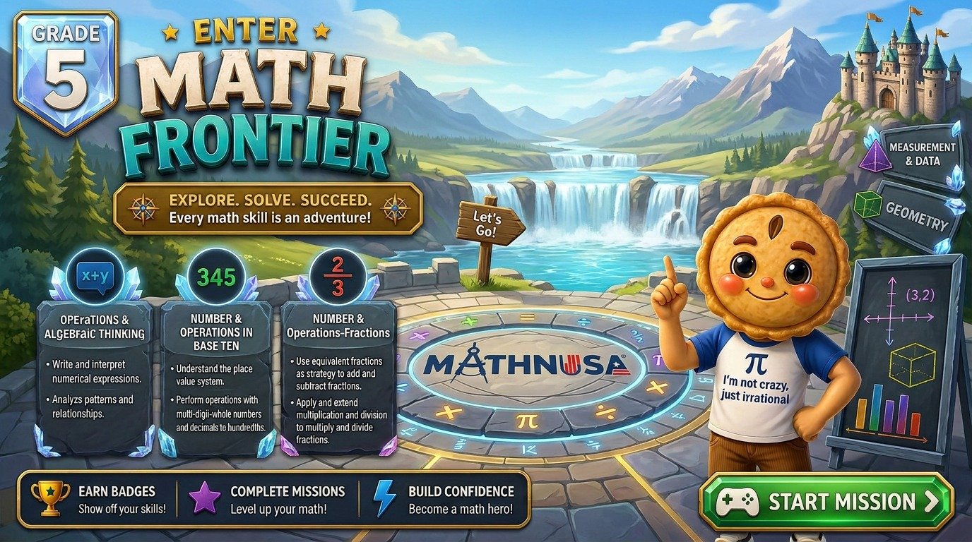 Math Frontier:  Think Deeply.  Solve Boldly