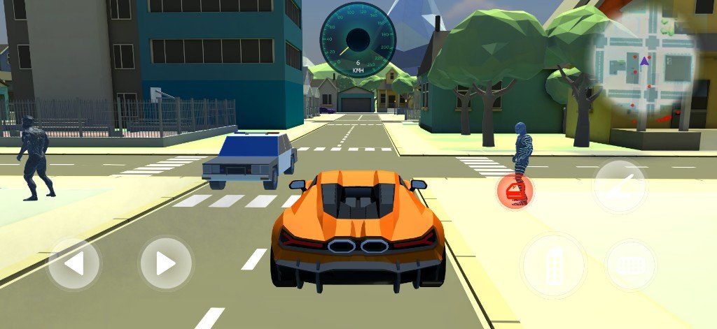 Mission mode driving scene